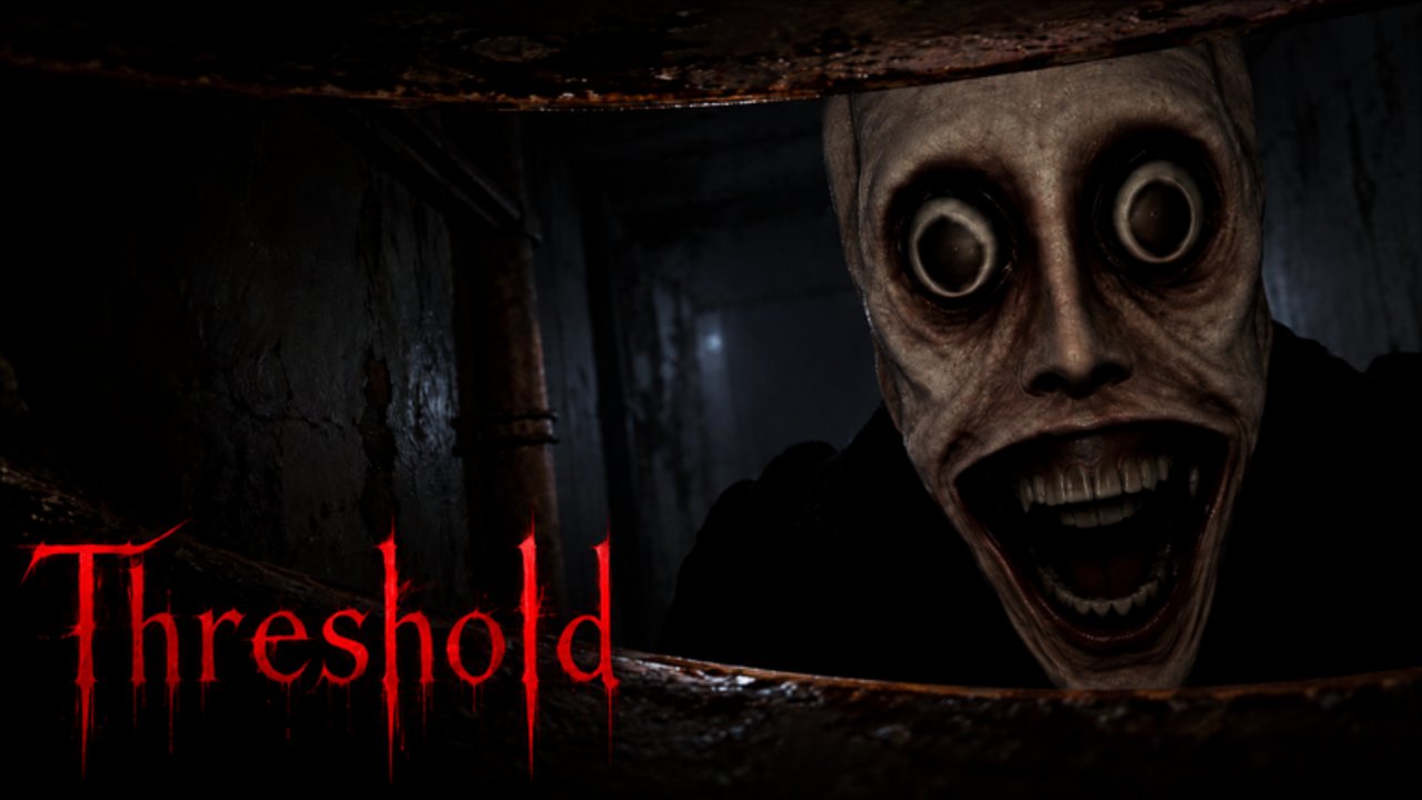 THRESHOLD Roblox horror chase scene with the entity nearby